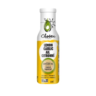 Chosen Foods Avocado Oil Lemon Garlic Dressing 237ml