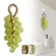 thumbnail image 2 of Grape Soap On A Rope Handmade Grapes Cluster Shaped Soaps & Body Grapes Bunch Soaps For Shower Hanging For Kitchens Or Bathrooms DIY Home Decor， Freshening, 2 of 7