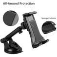 thumbnail image 4 of Car Tablet Mount Universal Dashboard Windshield Car Phone Holder 360° Swivel with Suction Cup, 4 of 6