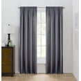 thumbnail image 1 of Eclipse Draft Stopper 63" Room Darkening Rod Pocket Window Curtains Panel, 1 of 3