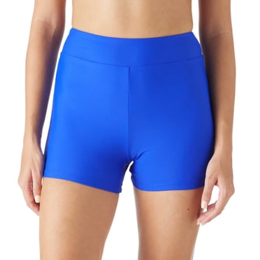 RELLECIGA Short de Planche Taille Haute pour Femmes Shorty Bas de Maillot de Bain Short de Maillot pour Femmes