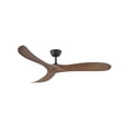 thumbnail image 1 of Hinkley Swell 60" Matte Black Ceiling Fan with Walnut Blades and HIRO Control, 1 of 7