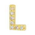 thumbnail image 1 of tredstone Simple Design Letter Rhinestone Earring Party Hiking Portable Stud Earrings Photo Shooting Ear Decor Jewellery L, 1 of 8