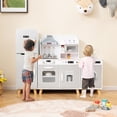 thumbnail image 2 of Gymax 3 in 1 Kitchen Toy w/Refrigerator Kitchen Set Washing Machine Ice Maker Stoves, 2 of 10
