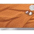 thumbnail image 2 of Soimoi Orange polyester Crepe Fabric Line & Circle Geometric Fabric Prints By Yard 42 Inch Wide, 2 of 3