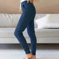 thumbnail image 2 of Birdeem Plus Size Womens Pantswomens Solid Color Plus Size Solid Color Lace Up Elastic Slim Sports Sweatpantsplus Size Sweatpants for Women, 2 of 6
