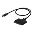 thumbnail image 1 of StarTech.com USB C to SATA Adapter - External Hard Drive Connector for 2.5'' SATA Drives - SATA SSD / HDD to USB C Cable (USB31CSAT3CB) - Storage controller - 2.5", 3.5" - SATA 6Gb/s - USB 3.1 (Gen 2) - black, 1 of 7
