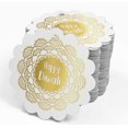 thumbnail image 4 of Inkdotpot Real Gold Foil Happy Diwali Tags Favor Hang Paper Tags 50 Piece, 4 of 6