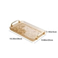 thumbnail image 3 of Naittoop High Color Water Cup Tray Home Living Room Teacup Tea Tray Desktop Cup Storage Tray Premium Feeling Dinner Fruit Plastic Serving Tray Platters, 3 of 6