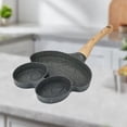 thumbnail image 2 of Fesfesfes Flat Bottom Non Stick Frying Pan for Breakfast Eggs Pancakes Omelette Mini Size Small Pan Even Heating Easy to Clean Stovetop Compatible Home Kitchen Cooking Tool, 2 of 5