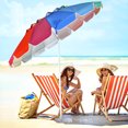 thumbnail image 3 of Costway Parasol de Plage 8 Pi Extérieur Inclinable Pare-Soleil Ancre de Sable avec Sac de Transport, 3 of 10
