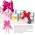 thumbnail image 2 of Unatoiry 10 Pieces Bow Pull Decor Festive Packing Lightweight Hand-Pulled Flower Wedding Birthday Christmas Holiday Accessory Rose/Pink 1Set, 2 of 6