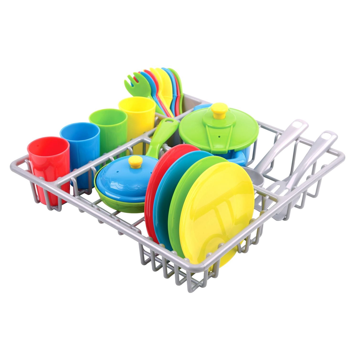 Ensemble égouttoir à vaisselle pour le jeu Kid Connection 23 Pièces