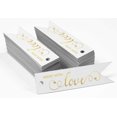 thumbnail image 2 of Inkdotpot Pack Of 100 Real Gold Foil Paper Tags Made With Love Text Favor Hang Tags, 2 of 6