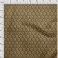 thumbnail image 4 of oneOone Rayon Orange Fabric Kalamkari Craft Projects Decor Fabric Printed By The Yard 56 Inch Wide, 4 of 5