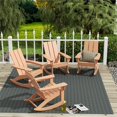 thumbnail image 4 of Palms Modern Adirondack Plastic Outdoor Rocking Chairs (Set of 4), 4 of 8