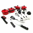 thumbnail image 3 of 13PCS Set Kitchen Pretend Play Cooking Pots Pans Food Dishes Cookware Kid Child Play House Simulation Toys Boys Girls Gift, 3 of 6