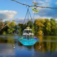 thumbnail image 4 of RYRDWP Clearance Outdoor Garden Floating Fountain Bird Bath & Hanging Bird Feeder – Multi-Functional Bird Bath Basin with Fountain for Garden, Yard Decor, 4 of 6