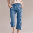 thumbnail image 2 of School Clothes for Girls Suet Pants for Girls Kids Comfortable High Waisted Wide Leg Pants Drawstring Elastic Trousers Comfy Straight Leg Long Pants With Pockets, 2 of 5