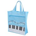 thumbnail image 1 of Shisuyan Music Note Bag Portable Tote Bag Music Books Storage Bag Girl Handbag with Handle, 1 of 8