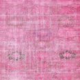 thumbnail image 1 of Ahgly Company Indoor Square Contemporary Neon Hot Pink Persian Area Rugs, 5' Square, 1 of 6
