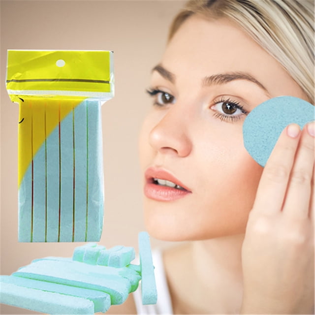Daisyyozoid Wholesale Compressed Facial Sponge Makeup Remover Wash Face Sponge Pads 12 pcs