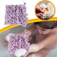 thumbnail image 1 of Bathroom Products Shower Loofah With Drawstring Soap Holder & Maker Soft Scrubbing Sponge For Rich And Back Scrubbing, 1 of 6