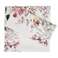 thumbnail image 1 of Vargottam Luxury Collection Linge de Table pour Souper, Serviette en Coton Décorative, Tissu Imprimé, Serviettes Réutilisables, Ensemble de 4, 20 X 20 - Aquarelle Jardin de Thé Floral, 1 of 6