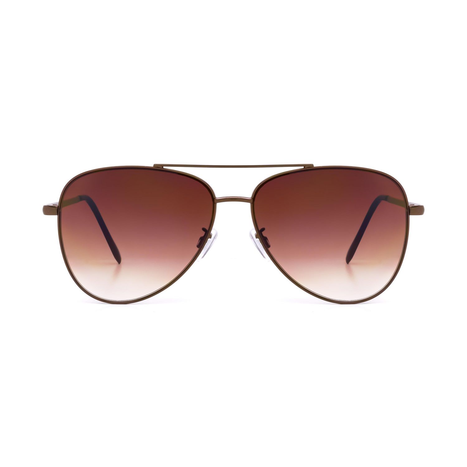 Lunettes de soleil aviateur marron pour femmes Madden NYC