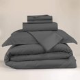 thumbnail image 2 of 800 Thread Count 100% Egyptian Cotton 1 Piece Duvet Cover with Zipper Closure & Corner 1 Pc Duvet Cover Solid Pattern, 2 of 4