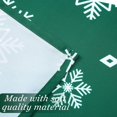 thumbnail image 4 of Round Christmas Tablecloth, Round Outdoor Christmas Table Cloth 60 Inch, Xmas Winter Holiday Banquet Tablecloth Snowflake Decorations Christmas Table Decor Indoor for Home, 4 of 6