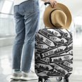 thumbnail image 4 of Travel Luggage Cover Suitcase Protector Fits 18-32 Inch Luggage Wheel Covers Patterned Travel Related Items Flower Luggage Protector Elastic Luggage Anti-scratch Suitcase Cover S, 4 of 5