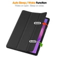 thumbnail image 2 of DWaybox Étui pour Lenovo Idea Tab Plus 12,1 Pouces Modèle 2025, Étui de Protection Antichoc avec Béquille, Fente pour Stylet Intégrée et Activation/désactivation Automatique, Étui Folio Mat en TPU Intelligent -Noir, 2 of 4