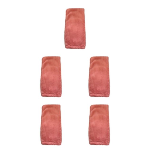 Transemion Skin Friendly Warm Knee High Socks For Gentle And Soft Feel Comfortable Acrylic coral pink 5Set