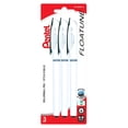 thumbnail image 1 of Pentel Floatune Roller Ball Pen 0.8mm Black Ink pack of 3, 1 of 5