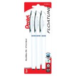 Pentel Floatune Stylo à bille 0.8mm Boîte d'encre noire 3