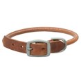 thumbnail image 1 of Terrain D.O.G. Harnais en Cuir Roulé Collier pour Chien, 23 Po (21 - 24 Po, 1 Po de Largeur), Rousse, 1 of 3