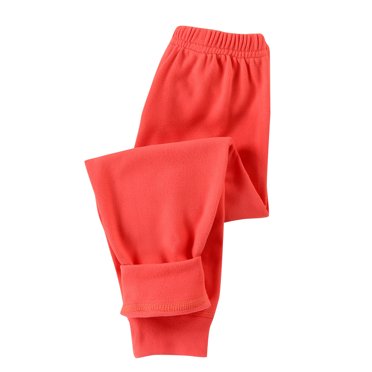Lenpel Pantalon de Pyjama en Molleton de Coton pour Garçons et Filles, Tout-Petit Bébé, Taille Élastique, à Enfiler, Doux et Chaud, Pantalon de Détente, Bas de Pyjama pour Enfants (Rouge Melon D\'eau, 8-9 Ans)