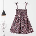 thumbnail image 2 of XZNGL Robe d'Été pour Filles Été Tout-Petits Bébés Filles Robe Sans Manches à Bretelles Imprimé Graphique Vêtements pour Enfants, 2 of 7
