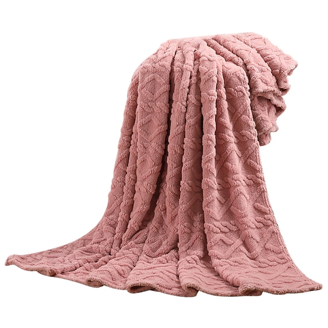 Super Soft Blanket 180 cm x 200 cm Fleece Throw for Sofa Bed or Outdoor Use
