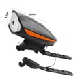 thumbnail image 3 of HOARBOEG Bicycle Light LED Bike Light Containing Horn - Tough & IP44 Bike Headlight, & LightingRoad,Mountain Bike Lights,USB Charging Bicycle Components Clearance, 3 of 6