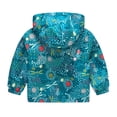 thumbnail image 4 of Toddler Winter Coat Cute Animal Printed Solid Color Lightweight Jacket Windproof Down Jacket Spring Jacket 3-4 Years Kids Clothes, 4 of 4