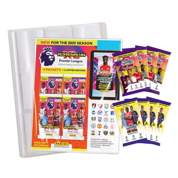 Ensemble de Départ de Collection Soccer - Album, 72 Cartes + le
