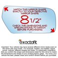 thumbnail image 4 of exactafit 8334BR Passenger Side Mirror Glass Replacement Repair Compatible With 2003 2004 2005 2006 2007 Cadillac CTS, 4 of 4