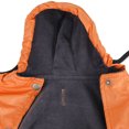 thumbnail image 2 of SUSSEXHOME Pets Dog Raincoat with Hood - Full Coverage Dog Rain Jacket with Fleece Lining - Machine Washable Waterproof Raincoat for Dogs - Orange, 2 of 8