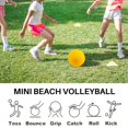 thumbnail image 5 of Roundnet Game Ball Replaceable Competitive Balls Mini Volleyball 6-Pack with Pump, 5 of 5