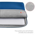 thumbnail image 4 of CUITING Étui de Protection pour Ordinateur Portable 14 Pouces Doublure Douce et Duveteuse Housse Sac de Transport avec Poche avant et Pochette d'Accessoires Compatible avec Ordinateur Portable 14” Chromebook (Gris Amélioré Ve, 4 of 6