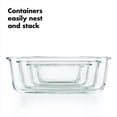 thumbnail image 1 of OXO Good Grips 3.5-Cup Smart Seal Glass Rectangle Container, 1 of 6