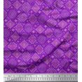 thumbnail image 1 of Soimoi Moss Georgette Fabric Aztec Southwestern Decor Fabric Printed Yard 42 Inch Wide, 1 of 3