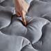 thumbnail image 3 of SLEEP ZONE Surmatelas Rafraîchissant pour Lit Simple, Housse de Matelas Matelassée Ajustée, Lavable à la Machine, Alternative au Duvet Douce et Moelleuse, Poche Profonde 8-21 Pouces (Gris, Lit Simple), 3 of 15